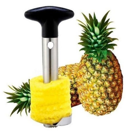 Stainless Steel Easy to use Pineapple Peeler Accessories Pineapple Slicers Fruit Cutter Corer Slicer Kitchen Tools $11.02 Dana Fashion Color: 0.8cm Dana's Kitchen Overview: Excellent and easy to use. Perfectly designed to peel, core, and sliced pineapples