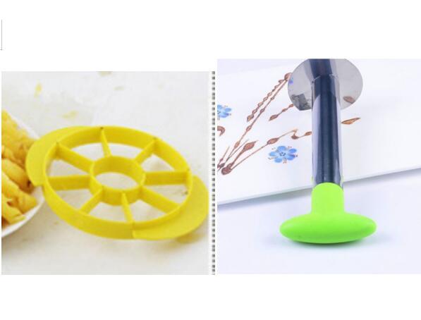 Stainless Steel Easy to use Pineapple Peeler Accessories Pineapple Slicers Fruit Cutter Corer Slicer Kitchen Tools $14.31 Dana Fashion Color: Green with Slicer Dana's Kitchen Overview: Excellent and easy to use. Perfectly designed to peel, core, and slice