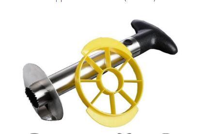 Stainless Steel Easy to use Pineapple Peeler Accessories Pineapple Slicers Fruit Cutter Corer Slicer Kitchen Tools $13.12 Dana Fashion Color: Black with Slicer Dana's Kitchen Overview: Excellent and easy to use. Perfectly designed to peel, core, and slice