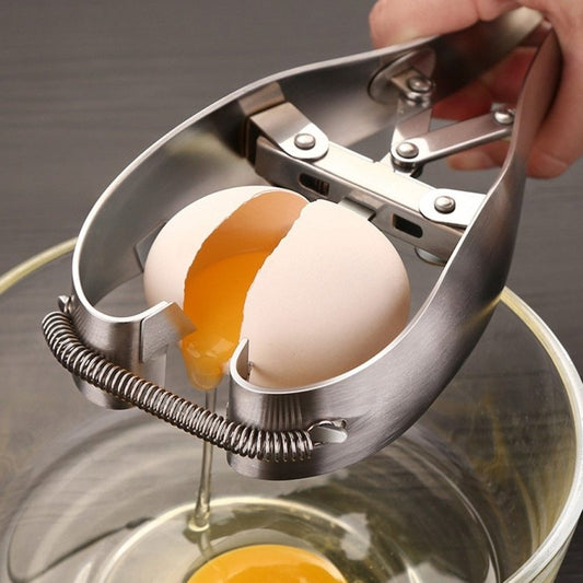 Stainless Steel Egg Scissors Eggshell Cutter Quail Egg Opener Egg Cutter Egg Topper Cracker Separator Cooker Cracker $59.50 Dana Fashion Color: Stainless steel Dana's Kitchen Overview 1. Open the eggs in 3 seconds, no dirty hands, no eggshells in the bowl