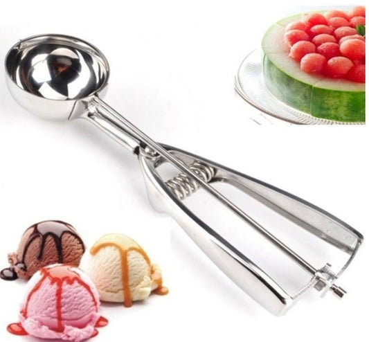Stainless Steel Ice Cream Spoon $26.63 Dana Fashion Color: 3pcs Dana's Kitchen Overview： 100% brand new and high quality. This scoop works great for serving Hard & Soft Ice Cream, Frozen Dessert, Watermelon, frozen yogurt, or sorbet. Its unique design hel