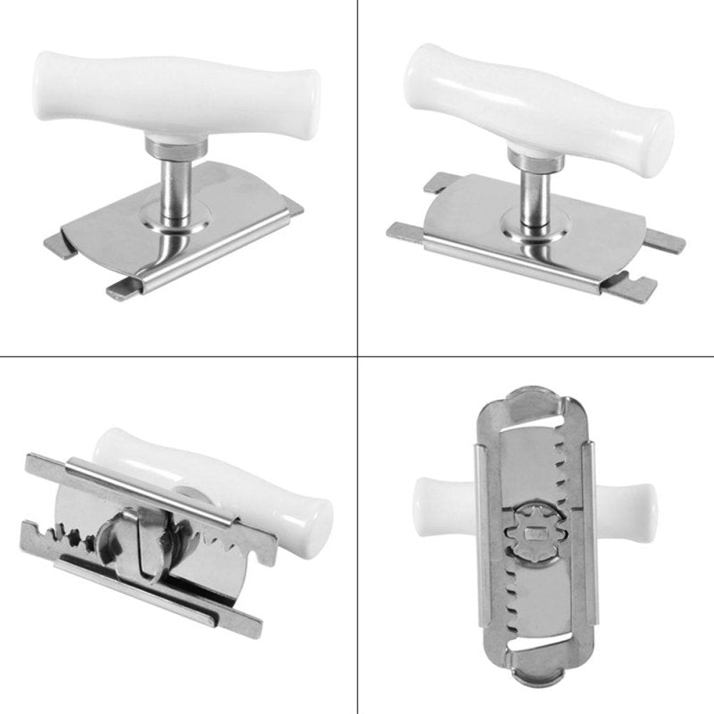 Stainless Steel Manual Screw Seal Adjustable Bottle Opener $25.50 Dana Fashion Color: White Dana's Kitchen Overview： Adjustable Bottle Opener, which adopts a gear design to make it suitable for bottle caps of different sizes, can save your energy and be u