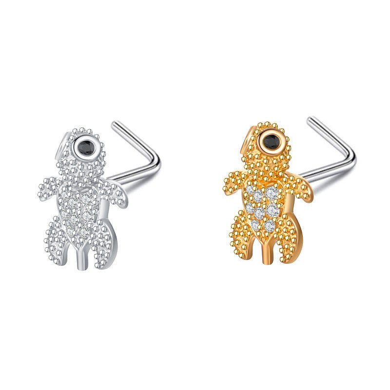 Stainless Steel Nose Stud Ornament Animal Flowers European And American $9.17 Dana Fashion Specifications: 10style Color: Gold Women's Accessories Product information: Color: 1#,2#,3#,4#,5#,6#,7#,8#,9#,10#,11#,12# Material: Stainless steel Purity: as show