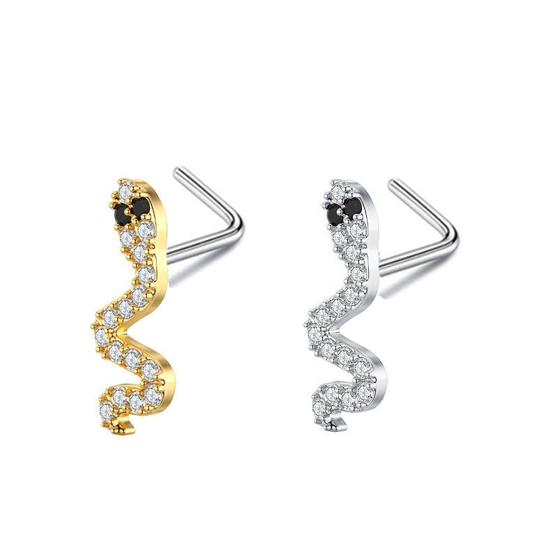 Stainless Steel Nose Stud Ornament Animal Flowers European And American $9.17 Dana Fashion Specifications: 10style Color: Gold Women's Accessories Product information: Color: 1#,2#,3#,4#,5#,6#,7#,8#,9#,10#,11#,12# Material: Stainless steel Purity: as show