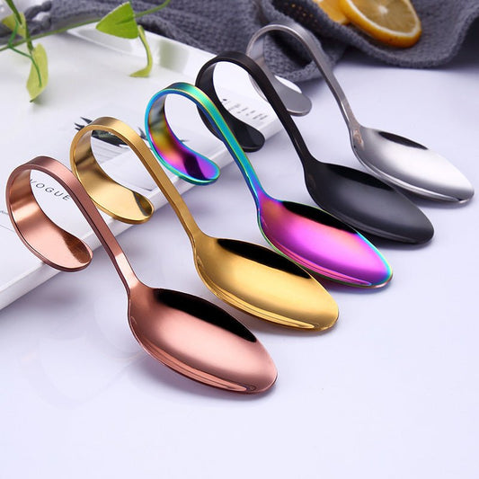 Stainless steel serving spoon cutlery $19.50 Dana Fashion Color: A set Dana's Kitchen Material: Stainless steel Applicable object: Adult Stainless steel material: 316 stainless steel Style: Western Polishing process: cloth wheel light (mirror polishing) P