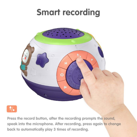 Starry Sky Night Light Projector Children Night Light Projector $85.86 Dana Fashion Color: White Toys & Hobbies Overview 1: music hypnosis; light projection; animal sound; recording playback 2: Switch Color Three colors, four modes Press the top to change