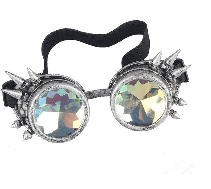 Steampunk Goggles Glasses $20.00 Dana Fashion Color: Ancient silver style: B Women's Accessories Product information: * Material: ABS + crystal drill * Applicable: Adult COSPLAY props glasses or game props Clothing matching style PARTY glasses * Style: Av