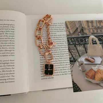 Rose Gold Black Surface