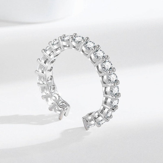 Sterling Silver Egg-shaped Stackable Ring Starry Ring For Women $14.47 Dana Fashion Color: White Gold Color Women's Accessories Product information: Type: Ring Treatment Process: inlaid zircon Color: white gold Applicable population: Female Material: Copp