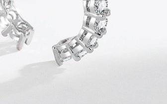 Sterling Silver Egg-shaped Stackable Ring Starry Ring For Women $14.47 Dana Fashion Color: White Gold Color Women's Accessories Product information: Type: Ring Treatment Process: inlaid zircon Color: white gold Applicable population: Female Material: Copp