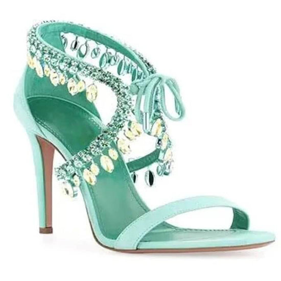 Stiletto Heel Rhinestone Simple Women's Shoes $169.50 Dana Fashion Color: 1Style Size: 35 Women's shoes Product information: Pattern: solid color Toe bracket shape: Tip Color: 1,2,3,4,5,6 Shoe Upper material: PU Size: 35, 36, 37, 38, 39, 40, 41, 42, 43 Ap