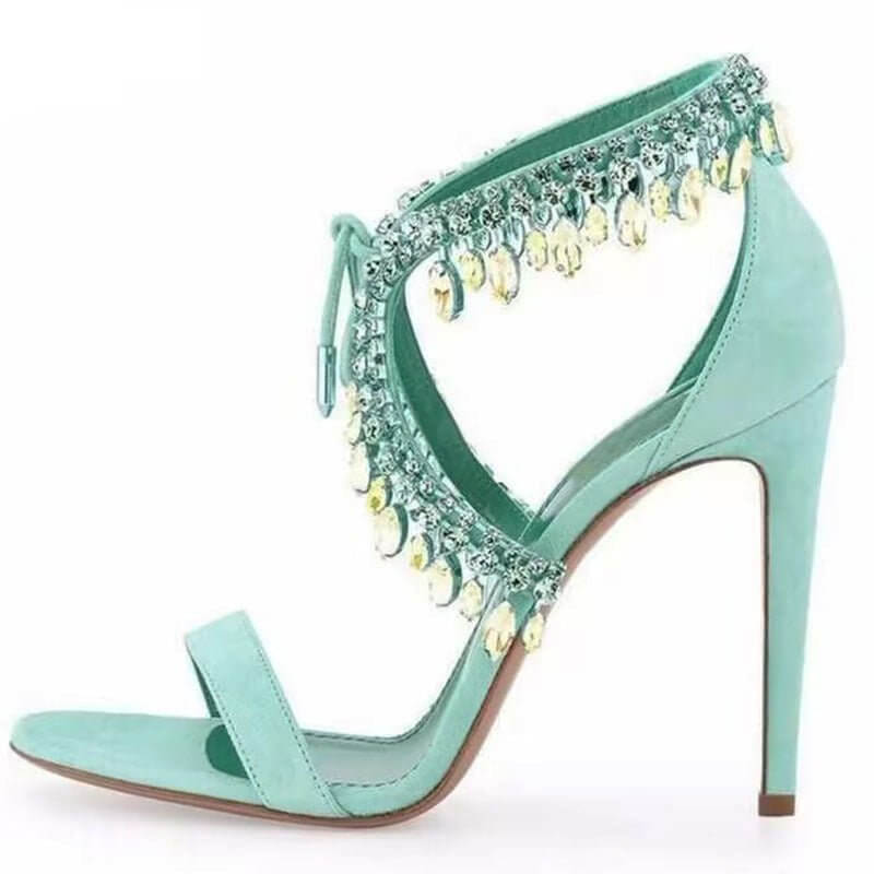 Stiletto Heel Rhinestone Simple Women's Shoes $169.50 Dana Fashion Color: 2Style Size: 35 Women's shoes Product information: Pattern: solid color Toe bracket shape: Tip Color: 1,2,3,4,5,6 Shoe Upper material: PU Size: 35, 36, 37, 38, 39, 40, 41, 42, 43 Ap