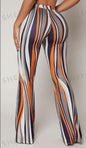 Striped High Waist Flared Leg PantsDana FashionDana Fashion{{ product_title Women's clothing }} - Dana Fashion