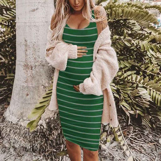 Striped Maternity Vest Dress $35.67 Dana Fashion Color: Black Size: L Baby & Mother 1. It is made of high quality material, durable for your daily wearing 2. elegant and fashion make you more attractive. 3. Great for Party, Everyday, Beach, I'm sure you w