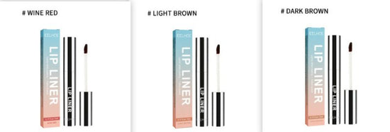 Stripping Lip Liner Outline Waterproof $48.27 Dana Fashion Color Classification: Set makeup Product information: Product Name: stripping lip liner Key words: plump lip color Capacity: 5ml (light brown/dark brown/wine red) Ingredients: lanolin, palm wax, r