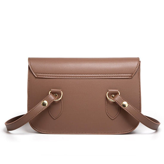Student Korean Style College Style Cambridge Satchel Temperament $44.99 Dana Fashion Color: Black Women's Bags Product information: Lining texture: Polyester Applicable scenarios: Daily matching Color: Black, Brown Outer bag type: Sandwich pocket Hardness