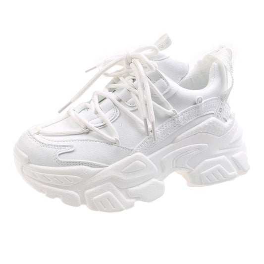 Stylish Height Increasing Trendy Sports Casual Shoes $60.50 Dana Fashion Color: Beige Size: 35 Women's shoes Product information: [Name]: women's fashion shoes [Color]: black/beige/khaki [Eye height]: about 5CM [Business crystal size]: 35-40 [Sole materia