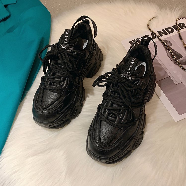 Stylish Height Increasing Trendy Sports Casual Shoes $60.50 Dana Fashion Color: Beige Size: 35 Women's shoes Product information: [Name]: women's fashion shoes [Color]: black/beige/khaki [Eye height]: about 5CM [Business crystal size]: 35-40 [Sole materia