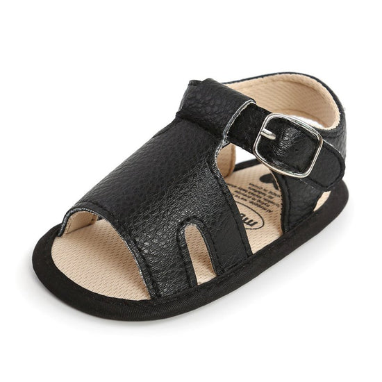 Summer Baby Shoes Baby Sandals Toddler Shoes $17.83 Dana Fashion Color: Black Shoe size: 11cm Baby & Mother Product Information: Product Category: Sandals Upper material: synthetic leather Function: breathable, non-slip pattern: plain Thickness: single Pa