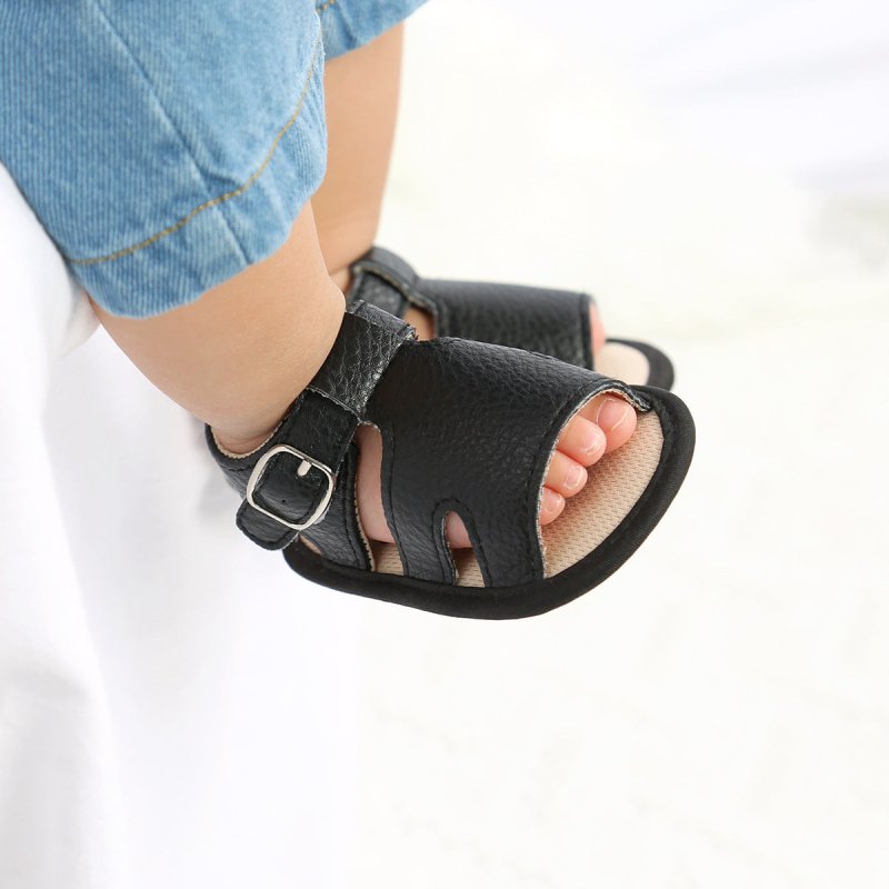 Summer Baby Shoes Baby Sandals Toddler Shoes $17.83 Dana Fashion Color: Black Shoe size: 11cm Baby & Mother Product Information: Product Category: Sandals Upper material: synthetic leather Function: breathable, non-slip pattern: plain Thickness: single Pa