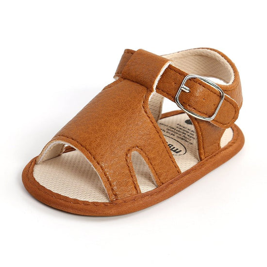 Summer Baby Shoes Baby Sandals Toddler Shoes $17.83 Dana Fashion Color: Brown Shoe size: 11cm Baby & Mother Product Information: Product Category: Sandals Upper material: synthetic leather Function: breathable, non-slip pattern: plain Thickness: single Pa