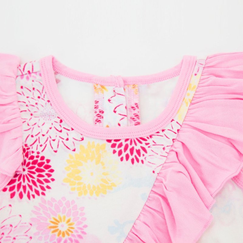 Summer Children's Clothing Bamboo Fiber Baby Clothing $28.50 Dana Fashion Color: Pink Size: 2T Baby Clothing Specification: Applicable gender: female Style: European and American Suit type: pants suit Number of sets: two sets Gift box content: clothing Su