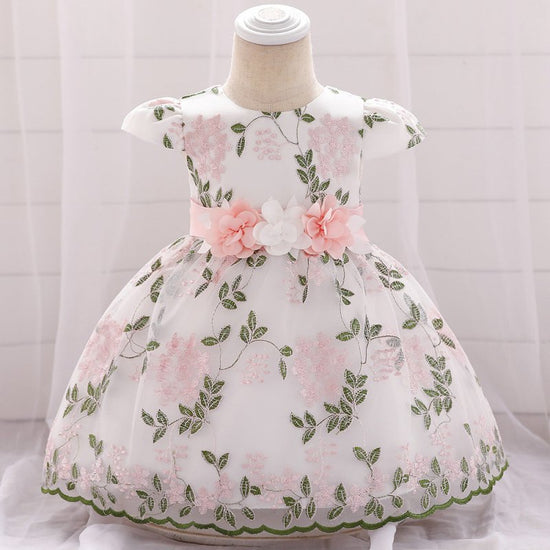 summer children's clothing new baby birthday party wedding dress skirt girls fluffy dress $28.63 Dana Fashion Color: Meat Powder Height: 60cm Baby Clothing Product Category: Children's dress Suitable for ages: infants and young children (1~3 years old, 80