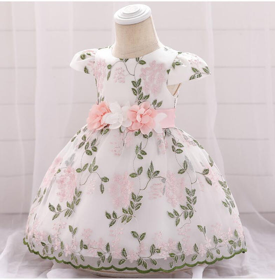 summer children's clothing new baby birthday party wedding dress skirt girls fluffy dress $28.63 Dana Fashion Color: Bean Sand Powder Height: 60cm Baby Clothing Product Category: Children's dress Suitable for ages: infants and young children (1~3 years ol