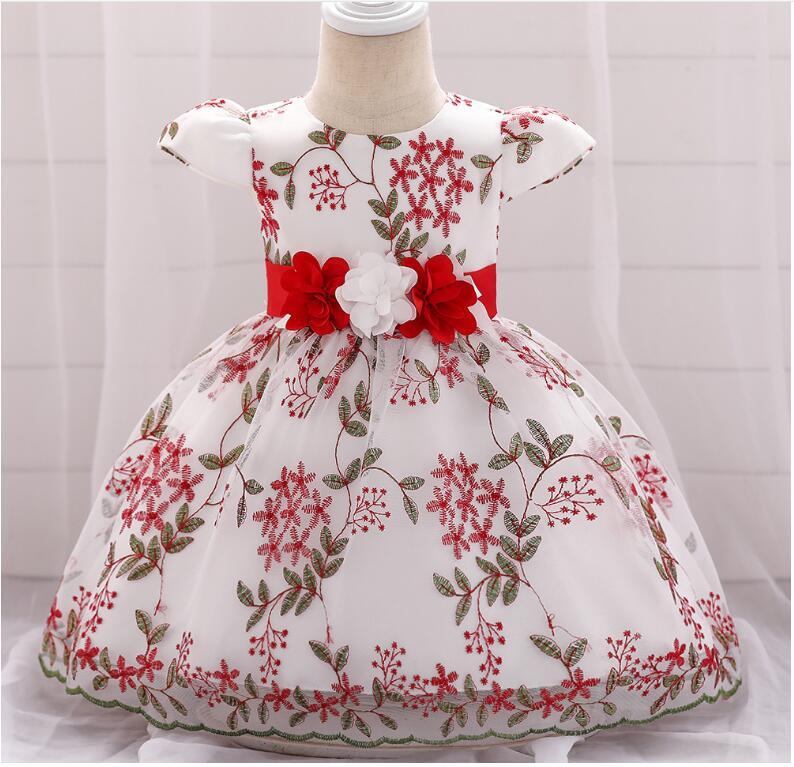 summer children's clothing new baby birthday party wedding dress skirt girls fluffy dress $28.63 Dana Fashion Color: Bean Sand Powder Height: 60cm Baby Clothing Product Category: Children's dress Suitable for ages: infants and young children (1~3 years ol