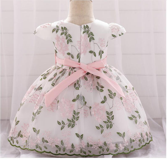summer children's clothing new baby birthday party wedding dress skirt girls fluffy dress $28.63 Dana Fashion Color: Bean Sand Powder Height: 60cm Baby Clothing Product Category: Children's dress Suitable for ages: infants and young children (1~3 years ol