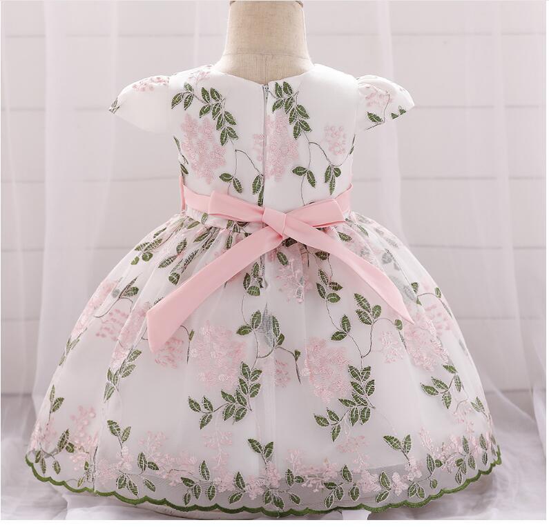 summer children's clothing new baby birthday party wedding dress skirt girls fluffy dress $28.63 Dana Fashion Color: Bean Sand Powder Height: 60cm Baby Clothing Product Category: Children's dress Suitable for ages: infants and young children (1~3 years ol