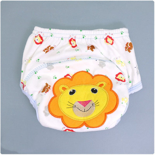 Summer Embroidered Baby Cotton Learning Pants Diaper Pocket Waterproof Training Pants Leak-Proof Breathable Bread Pants $21.01 Dana Fashion Color: 3pcs Caterpillar style: 100 yards Baby & Mother Product information: Product specifications: 80,90,100 yards