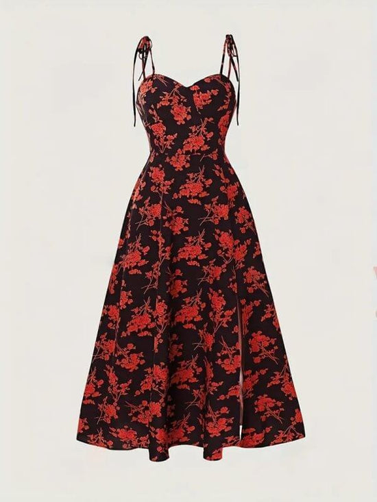 Summer Floral Off-the-shoulder Women's Dress $34.90 Dana Fashion Color: Dark Red Size: 2XL Women's clothing Product information: Material: Polyester Color： Black， Dark Red， Vibrant Blue Details: Strapless Suitable for: Adults Season: Summer Style: Elegant