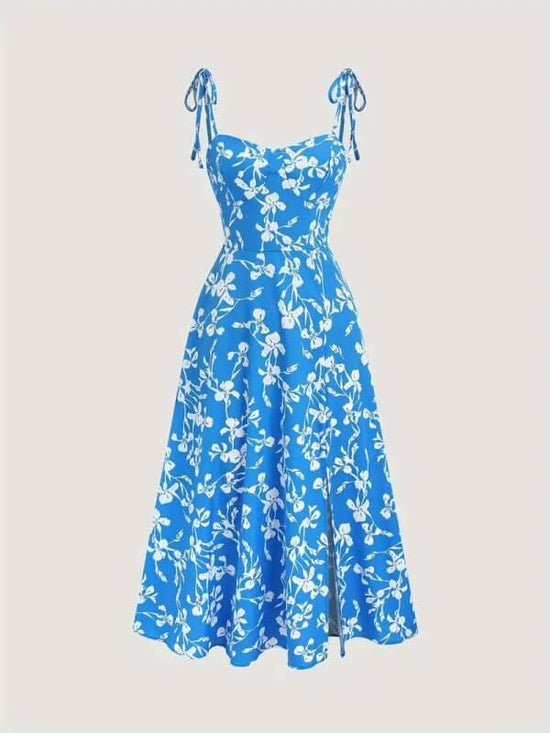 Summer Floral Off-the-shoulder Women's Dress $34.90 Dana Fashion Color: Vibrant Blue Size: 2XL Women's clothing Product information: Material: Polyester Color： Black， Dark Red， Vibrant Blue Details: Strapless Suitable for: Adults Season: Summer Style: Ele