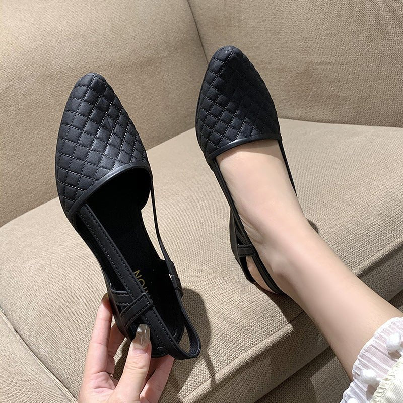 Summer Outdoor Sandals Fashion Casual Solid Color $32.45 Dana Fashion Color: Black Size: 36 Women's shoes Product information: Pattern: solid color Color: 204-Brown, 204-khaki, 204-lavender, 204-Black Upper height: low top Heel height: flat heel Size: 36,