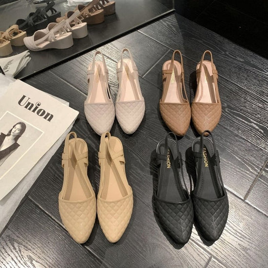 Summer Outdoor Sandals Fashion Casual Solid Color $32.45 Dana Fashion Color: Black Size: 36 Women's shoes Product information: Pattern: solid color Color: 204-Brown, 204-khaki, 204-lavender, 204-Black Upper height: low top Heel height: flat heel Size: 36,