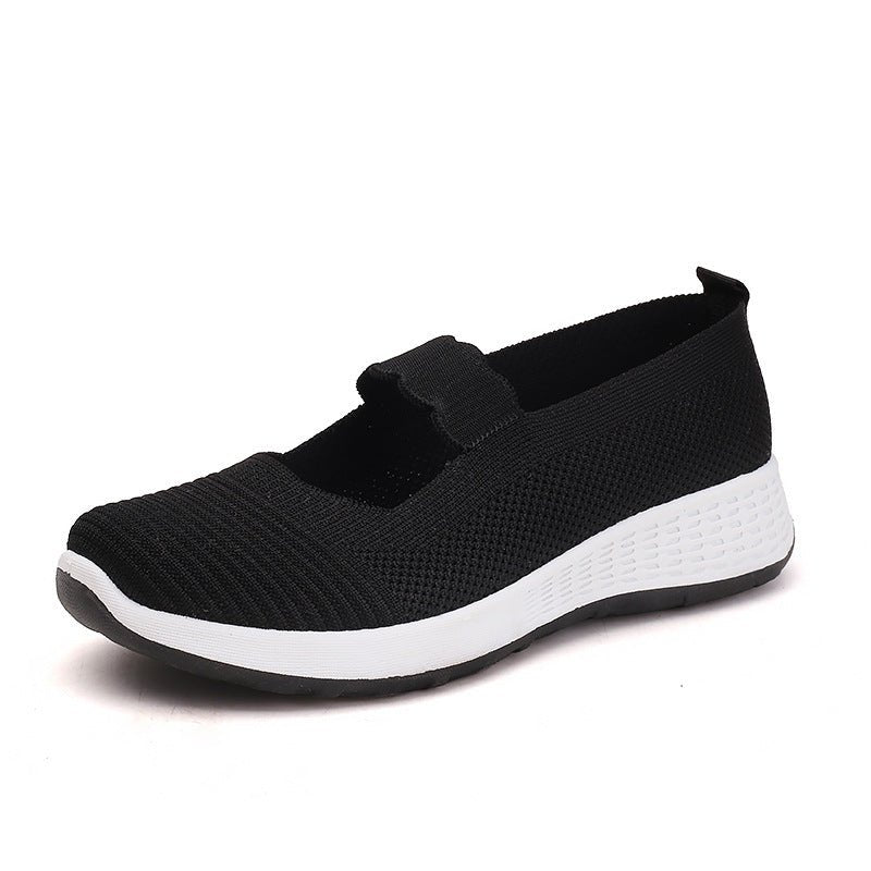 Summer Sports Low-cut Breathable Cloth Shoes For Women $28.45 Dana Fashion Color: Black Size: 36 Women's shoes Product information: Pattern: solid color Lining material: unlined Applicable sports: Universal Upper height: low top Heel height: low heel (1-3