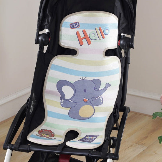 Summer Stroller Cooling Pad 3D Air Mesh Breathable Stroller Mat Mattress Latex Baby Car Seat Cover Cushion $98.73 Dana Fashion Color: Colorful elephant Size: 33x72cm Baby & Mother Overview: It has the advantages of ventilation, water absorption, and moist
