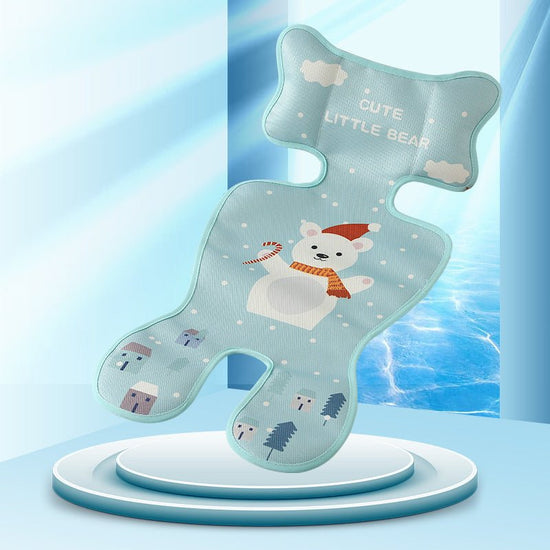 Summer Stroller Cooling Pad 3D Air Mesh Breathable Stroller Mat Mattress Latex Baby Car Seat Cover Cushion $98.73 Dana Fashion Color: Blue unicorn Size: 33x72cm Baby & Mother Overview: It has the advantages of ventilation, water absorption, and moisture r