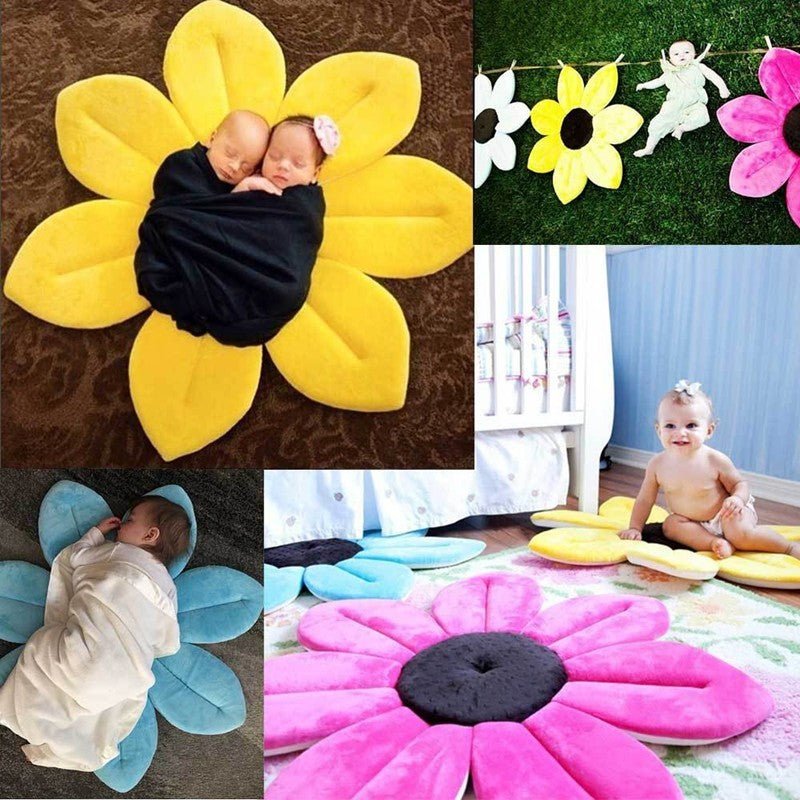 Sunflower For Baby Bath, Baby Sunflower Mat $43.14 Dana Fashion Color: Blue Toys & Hobbies Sunflower is a cute, cute, handy way to bathe your baby! Made from incredibly soft, cute material! Sun flower petals embrace any sink, creating a lovely, safe, fun