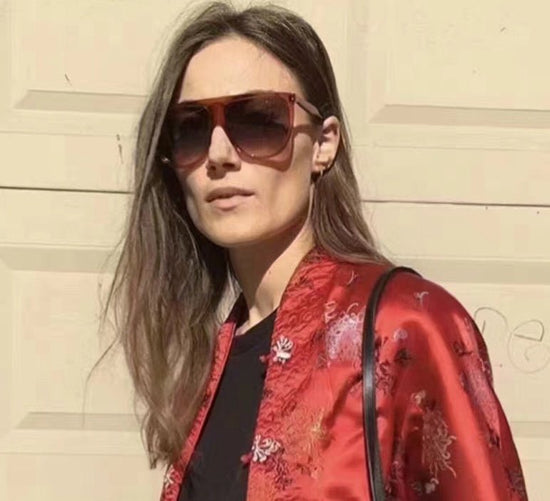 Sunglasses Women Gradient Lens Sun Glasses Women Full Frame Shades Glasses Ladies Unisex $16.89 Dana Fashion Color: Black Women's Accessories Glasses material: PC Lens function: UV protection Occasion: Shopping and driving parties