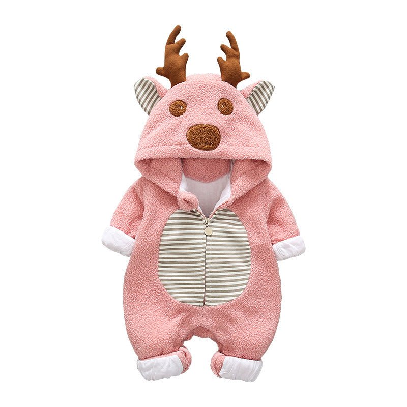 Super cute baby outing in trendy romper $29.77 Dana Fashion Color: Khaki Size: 66cm Baby Clothing Sleeve length: long sleeve Thickness: General Main fabric composition: cotton Main fabric ingredient content: 55 (%) Closed style: Lace-up strap 1. Asian siz