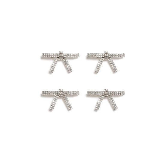 Super Fairy Bow Women's Rhinestone Barrettes $13.13 Dana Fashion Color: Silver Women's Accessories Product information: Treatment Process: Electroplating Color: gold, silver Applicable population: Female Material: Rhinestone Popular elements: Bow Packing