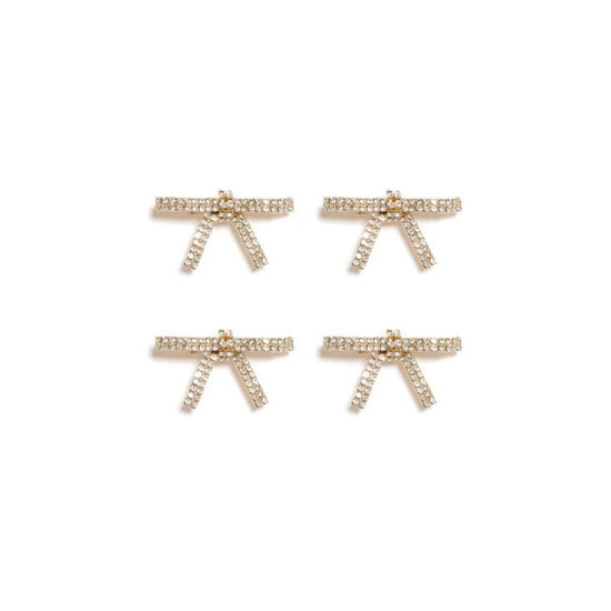 Super Fairy Bow Women's Rhinestone Barrettes $13.13 Dana Fashion Color: Gold Women's Accessories Product information: Treatment Process: Electroplating Color: gold, silver Applicable population: Female Material: Rhinestone Popular elements: Bow Packing li