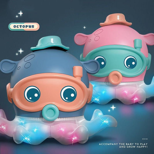 Suspended Blowing Ball Octopus Parent-Child Electric Toy $46.10 Dana Fashion Color: Blue Toys & Hobbies Product information: Product name: cute fun blowing ball octopus Material: plastic and electronic components Specifications: 19X16X19cm Packing size: 1