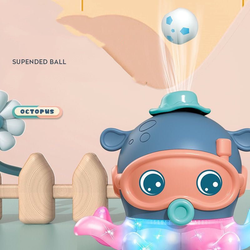 Suspended Blowing Ball Octopus Parent-Child Electric Toy $46.10 Dana Fashion Color: Blue Toys & Hobbies Product information: Product name: cute fun blowing ball octopus Material: plastic and electronic components Specifications: 19X16X19cm Packing size: 1