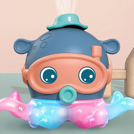 Suspended Blowing Ball Octopus Parent-Child Electric Toy $46.10 Dana Fashion Color: Blue Toys & Hobbies Product information: Product name: cute fun blowing ball octopus Material: plastic and electronic components Specifications: 19X16X19cm Packing size: 1