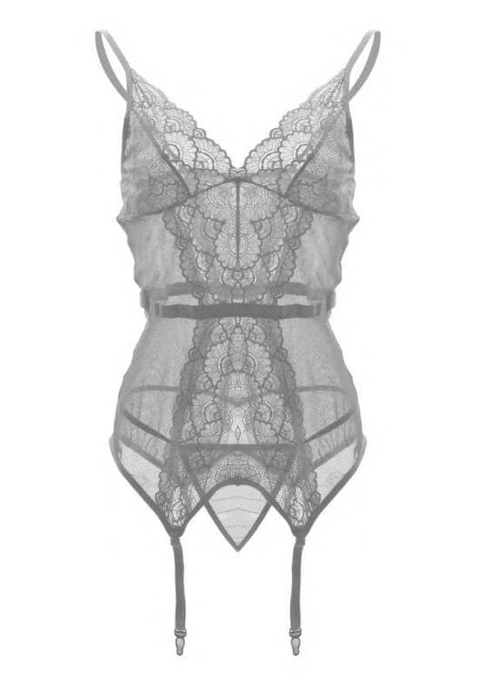 Suspender Underwear Lace Perspective Temptation Underwear With Garter Buckle $35.00 Dana Fashion Color: Black Size: L Women's clothing Specification: Fabric name: Lace Main fabric composition: Polyester fiber (polyester) The content of the main fabric ing