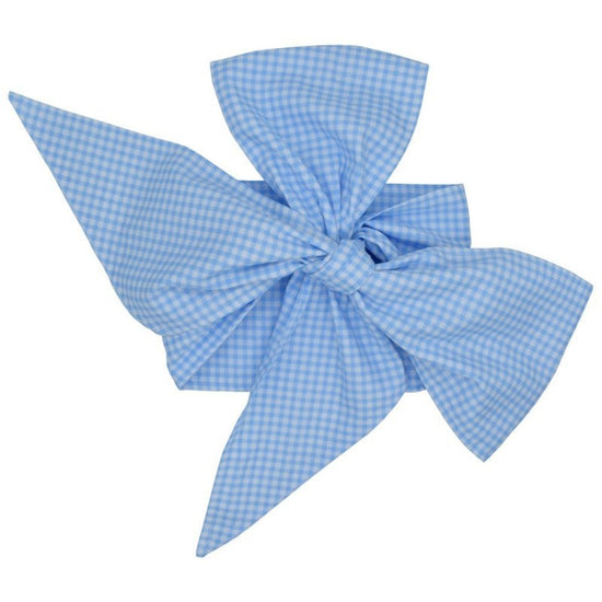 Swaddling cloth with cotton bow $14.29 Dana Fashion Color: Blue lattice Baby Clothing Product category: scarf Fabric: pure cotton Specification: 184 * 14cm Style: bow tie