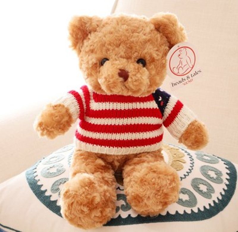 Sweater Teddy Bear Doll Hug Bear Wedding $17.24 Dana Fashion Color: Light brown A Size: 30cm Toys & Hobbies Product Information: Category: Plush doll Modeling category: animal Filling material: PP cotton Fleece classification: seaweed fleece Color: dark b